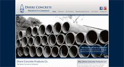 Desktop Screenshot of dhereconcrete.com